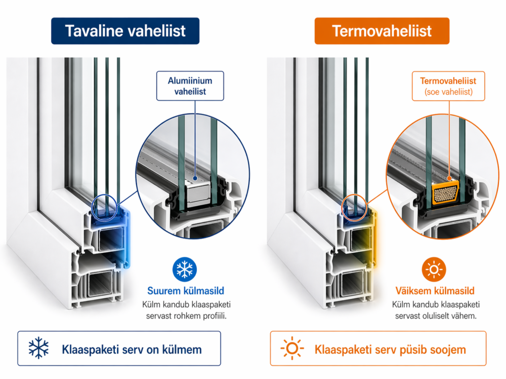 Tavaline vaheliist vs termovaheliist milles seineb vahe - Koduaken